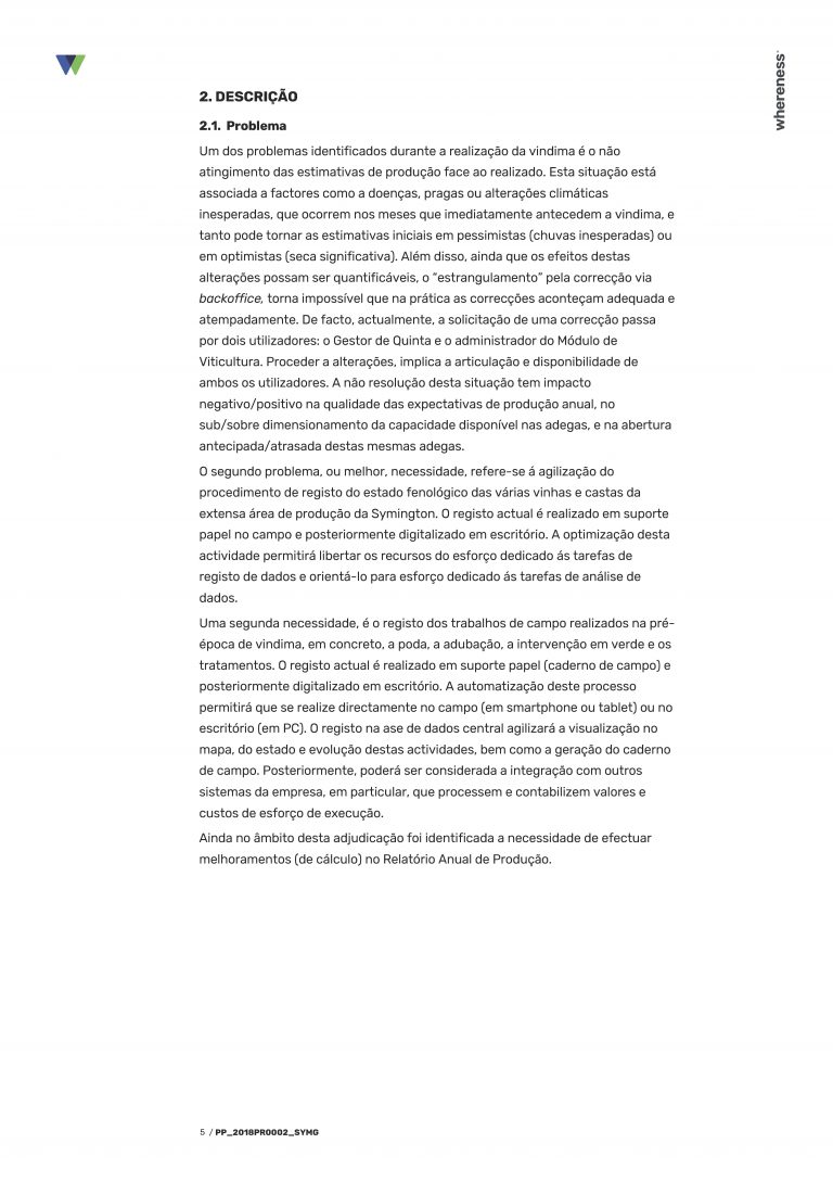 Proposta, texto