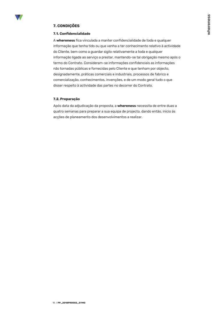 Proposta, texto